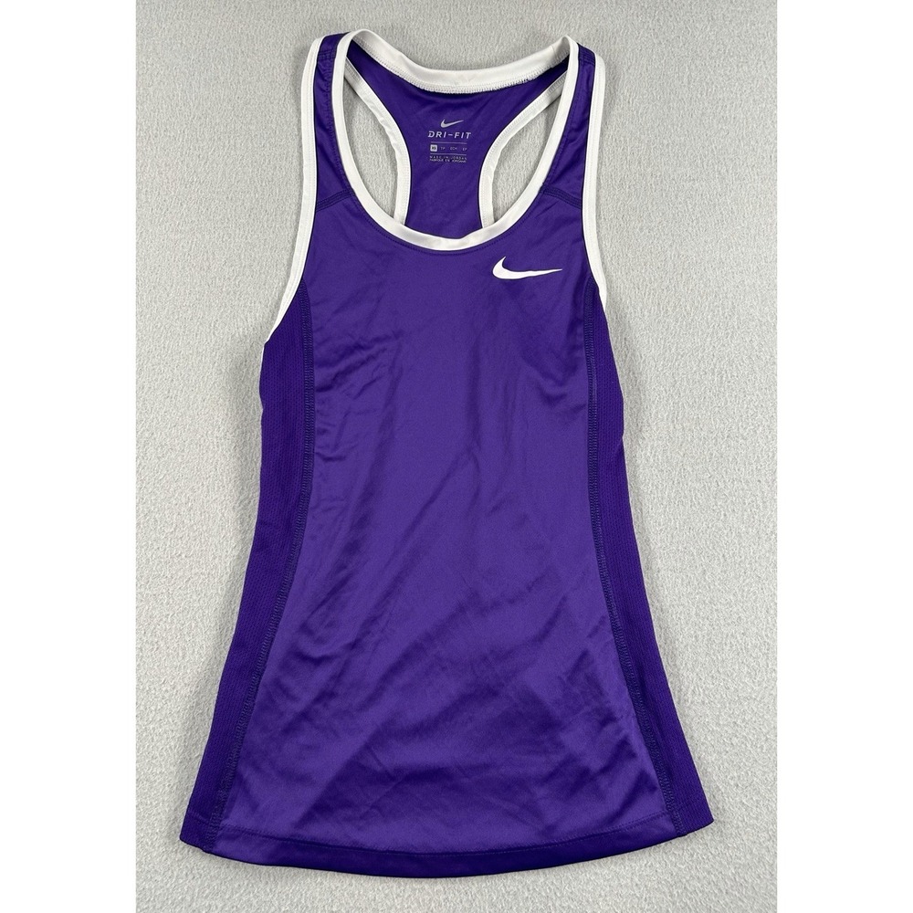 Nike Womens Purple Dri-fit Racerback Tank Top Size XS Excellent!